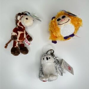 Stuffed animal key chains